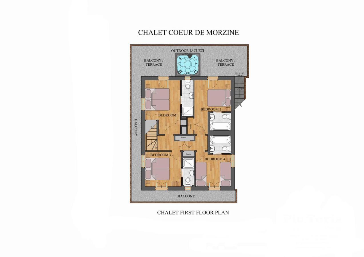 Simply Morzine - Chalet Coeur De Morzine Bagian luar foto